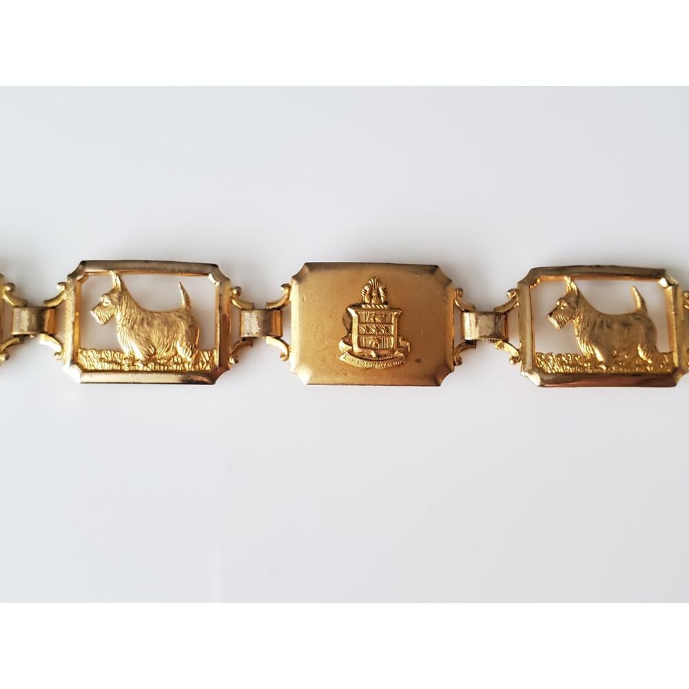 Vintage Terrier Gold Filled Bracelet - Picture 2 of 4